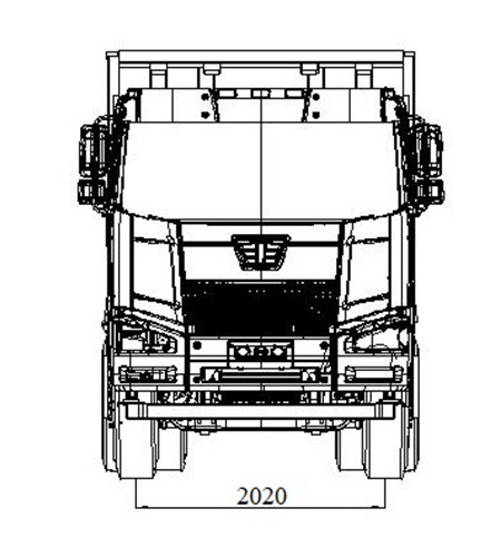 Самосвал J6P CA3250 6x4