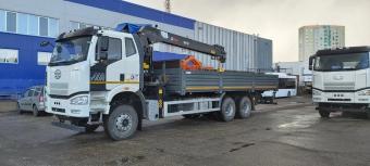 кран манипулятор HIAB 190TM-6 FAW j6 6х4 CA3250